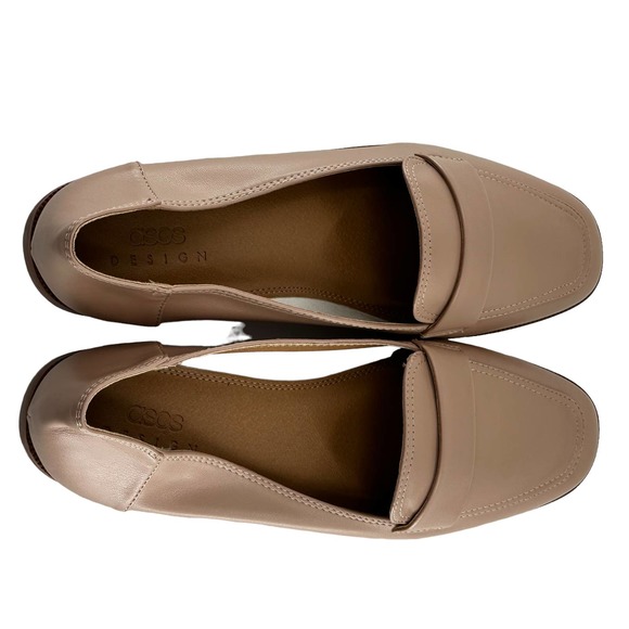 Asos Design Women's Loafer Flat Shoes (Blush Pink) - Size 9 - Picture 8 of 14